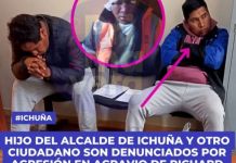 MOQUEGUA: HIJO DEL ALCALDE DE ICHUÃ‘A Y OTRO CIUDADANO SON DENUNCIADOS POR AGRESIÃ“N HACIA RICHARD CHAMBILLA VENTURA