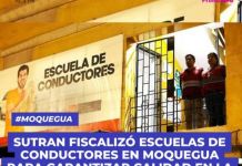 MOQUEGUA: SUTRAN FISCALIZÃ“ ESCUELAS DE CONDUCTORES PARA GARANTIZAR CALIDAD EN LA FORMACIÃ“N VIAL