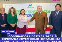 MOQUEGUA: GOBERNADORA DESTACA 