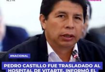 PEDRO CASTILLO FUE TRASLADADO AL HOSPITAL DE VITARTE, INFORMÃ“ EL INPE