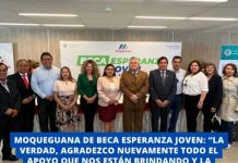 MOQUEGUA: "LA VERDAD, AGRADEZCO NUEVAMENTE TODO EL APOYO QUE NOS ESTÃN BRINDANDO Y LA OPORTUNIDAD TAMBIÃ‰N"