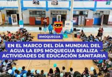 MOQUEGUA: EN EL MARCO DEL DÃA MUNDIAL DEL AGUA LA EPS REALIZA ACTIVIDADES DE EDUCACIÃ“N SANITARIA