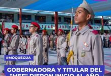 MOQUEGUA: GOBERNADORA Y TITULAR DEL "MEF" DIERON INICIO AL AÃ‘O ESCOLAR 2025