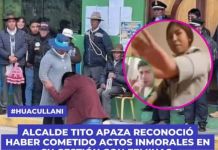 PUNO: ALCALDE TITO APAZA RECONOCIÃ“ HABER COMETIDO ACTOS INMORALES EN SU GESTIÃ“N CON FEMINAS