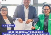 MOQUEGUA: GOBIERNO REGIONAL Y MIDAGRI SE COMPROMENTEN A CONSTRUIR REPRESAS DE CORALAQUE, CUTURI, TAMBILLO Y PALTUTURE
