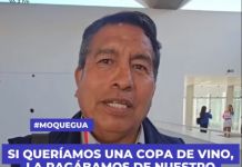 MOQUEGUA: "EN NUESTRA GESTIÃ“N, SI QUERÃAMOS UNA COPA DE VINO, LA PAGÃBAMOS DE NUESTRO BOLSILLO"