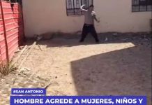 SAN ANTONIO: HOMBRE AGREDE A MUJERES, NIÃ‘OS Y CANES