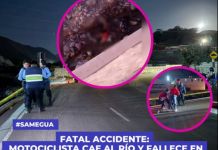 MOQUEGUA: MOTOCICLISTA CAE AL RÃO MOQUEGUA Y PIERDE LA VIDA CERCA AL PUENTE TUCUMÃN