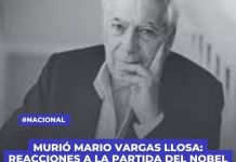 MURIÃ“ MARIO VARGAS LLOSA, REACCIONES A LA PARTIDA DEL NOBEL DE LITERATURA