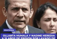 PODER JUDICIAL CONDENA A OLLANTA HUMALA Y NADINE HEREDIA A 15 AÃ‘OS DE PRISIÃ“N POR LAVADO DE ACTIVOS