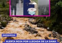 MOQUEGUA: ALERTA ROJA EN LIMA Y OTRAS REGIONES POR LA DANA NICOLÃS, FENÃ“MENO TRAERÃ FUERTES PRECIPITACIONES Y VIENTOS