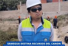 SAMEGUA: LA MUNICIPALIDAD DISTRITAL DESTINA RECURSOS DEL CANON MINERO PARA MANTENIMIENTO DE PLANTA DE TRATAMIENTO DE AGUA