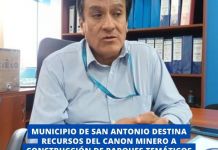 SAN ANTONIO: MUNICIPALIDAD DISTRITAL DESTINA RECURSOS DEL CANON MINERO A CONSTRUCCIÃ“N DE PARQUES TEMÃTICOS