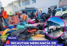 PUNO: INCAUTAN MERCANCÃA DE CONTRABANDO VALORIZADA EN MÃS DE 190 MIL SOLES EN ILAVE