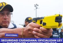 OFICIALIZAN LEY QUE PERMITE A SERENOS UTILIZAR PISTOLAS ELÃ‰CTRICAS