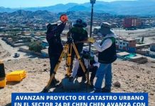 MOQUEGUA: AVANZAN PROYECTO DE CATASTRO URBANO EN EL SECTOR 24 DE CHEN-CHEN AVANZA CON LEVANTAMIENTO TOPOGRÃFICO