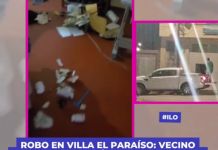 ILO: ROBO EN VILLA EL PARAÃSO PESE A RECIENTES REUNIONES DE SEGURIDAD