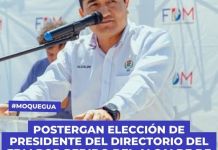 MOQUEGUA: POSTERGAN ELECCIÃ“N DE PRESIDENTE DEL DIRECTORIO DEL FDM POR PEDIDO DEL ALCALDE DE ILO