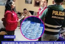 ANCASH: DETIENEN AL ALCALDE DE YURACMARCA JUNTO A SU TESORERO Y EXGERENTE MUNICIPAL POR PRESUNTO PECULADO DOLOSO