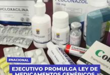 EJECUTIVO PROMULGA LEY DE MEDICAMENTOS GENÃ‰RICOS INTERCAMBIABLES