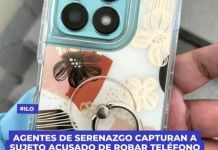 ILO: AGENTES DE SERENAZGO CAPTURAN A SUJETO ACUSADO DE ROBAR TELÃ‰FONO CELULAR