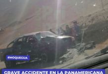 MOQUEGUA: GRAVE ACCIDENTE EN LA PANAMERICANA SUR: REPORTAN POSIBLES VÃCTIMAS