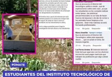 OMATE: ESTUDIANTES DEL INSTITUTO TECNOLÃ“GICO DENUNCIAN PRESUNTOS ABUSOS Y CONDICIONES INDIGNAS DE ESTUDIO