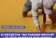 GENERAL SANCHEZ CERRO: 12 DECRETOS "NO PUEDEN REVIVIR" LOS RÃOS MUERTOS POR MINERA ARUNTANI