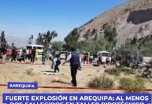 AREQUIPA: EXPLOSIÃ“N EN TALLER DE PIROTÃ‰CNICOS DEJA TRES FALLECIDOS EN CERRO COLORADO