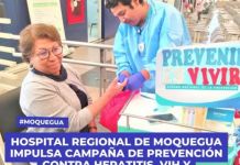 MOQUEGUA: HOSPITAL REGIONAL DE MOQUEGUA IMPULSA CAMPAÃ‘A DE PREVENCIÃ“N CONTRA HEPATITIS, VIH E HIPERTENSIÃ“N ARTERIAL