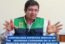 MOQUEGUA: CONTRALORÃA SUPERVISA SERVICIO DE SEGURIDAD CIUDADANA EN LA MUNICIPALIDAD PROVINCIAL DE MARISCAL NIETO