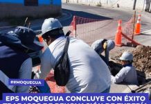 MOQUEGUA: EPS MOQUEGUA CONCLUYE CON Ã‰XITO TRABAJOS DE RENOVACIÃ“N DE TUBERÃA MATRIZ EN ALTO LA VILLA