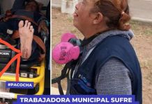 ILO: TRABAJADORA MUNICIPAL SUFRE ACCIDENTE LABORAL POR FALTA DE EQUIPO DE PROTECCIÃ“N EN PACOCHA
