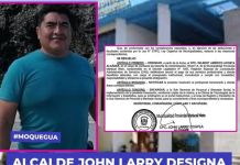 MOQUEGUA: ALCALDE JOHN LARRY DESIGNA NUEVO ADMINISTRADOR EDIL