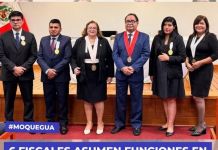 MOQUEGUA: 6 FISCALES ASUMEN FUNCIONES EN EL DISTRITO FISCAL