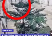 LIMA: EXPLOSIÃ“N EN VILLA EL SALVADOR DEJA A UN DELINCUENTE FALLECIDO, OTRO HERIDO Y VARIAS VIVIENDAS AFECTADAS