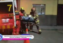 MOQUEGUA: RESCATE DE ADULTA MAYOR EN VIVIENDA DE LA CALLE SIGLO MOVILIZA A BOMBEROS Y FAMILIARES