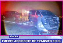 TACNA: FUERTE ACCIDENTE DE TRÃNSITO EN EL SECTOR DE TOMASIRI, PANAMERICANA SUR