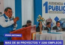 SAN ANTONIO: MÃS DE 80 PROYECTOS Y 2200 EMPLEOS GENERADOS FUERON PRESENTADOS EN RENDICIÃ“N DE CUENTAS 2025