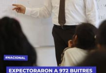 EXPECTORARON A 972 BUITRES DEL MINISTERIO DE EDUCACIÃ“N