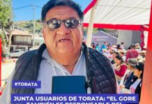 TORATA: "EL GORE TAMBIÃ‰N ES RESPONSABLE DEL INCUMPLIMIENTO DE ANGLO AMERICAN"