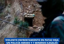 LA LIBERTAD: VIOLENTO ENFRENTAMIENTO EN PATAZ DEJA UN POLICÃA HERIDO Y 7 MINEROS ILEGALES DETENIDOS EN OPERATIVO â€˜ARMAGEDÃ“N IIâ€™