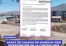 SAMEGUA: APAFA DE COLEGIO PIDE INTERVENCIÃ“N DE LA CONTRALORÃA POR OBRA I.E. JUAN SCARSI