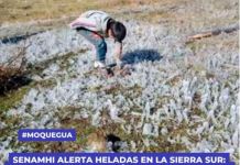 MOQUEGUA: TEMPERATURAS LLEGARÃN A -14 Â°C ESTE 5 Y 6 DE JUNIO