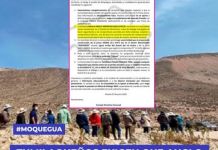 MOQUEGUA: TUMILAQUEÃ‘OS EXIGEN QUE ANGLO CUMPLA CON LA REPRESA DE ASANA
