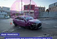 SAN FRANCISCO: ACCIDENTE EN LA AV. ALFONSO UGARTE