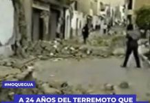 MOQUEGUA: A 24 AÃ‘OS DEL TERREMOTO QUE SACUDIÃ“ LA CIUDAD - DOLOR, MEMORIA Y RESILIENCIA