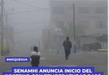 MOQUEGUA: SENAMHI ANUNCIA INICIO DEL INVIERNO CON TEMPERATURAS BAJO CERO EN ZONAS ALTOANDINAS
