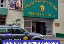 ILO: SUJETO ES DETENIDO ACUSADO DE ULTRAJAR A MENOR DE EDAD