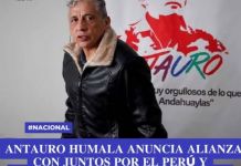 ANTAURO HUMALA ANUNCIA ALIANZA CON JUNTOSPOR EL PERÃš Y PARTIDARIOS DE PEDRO CASTILLO